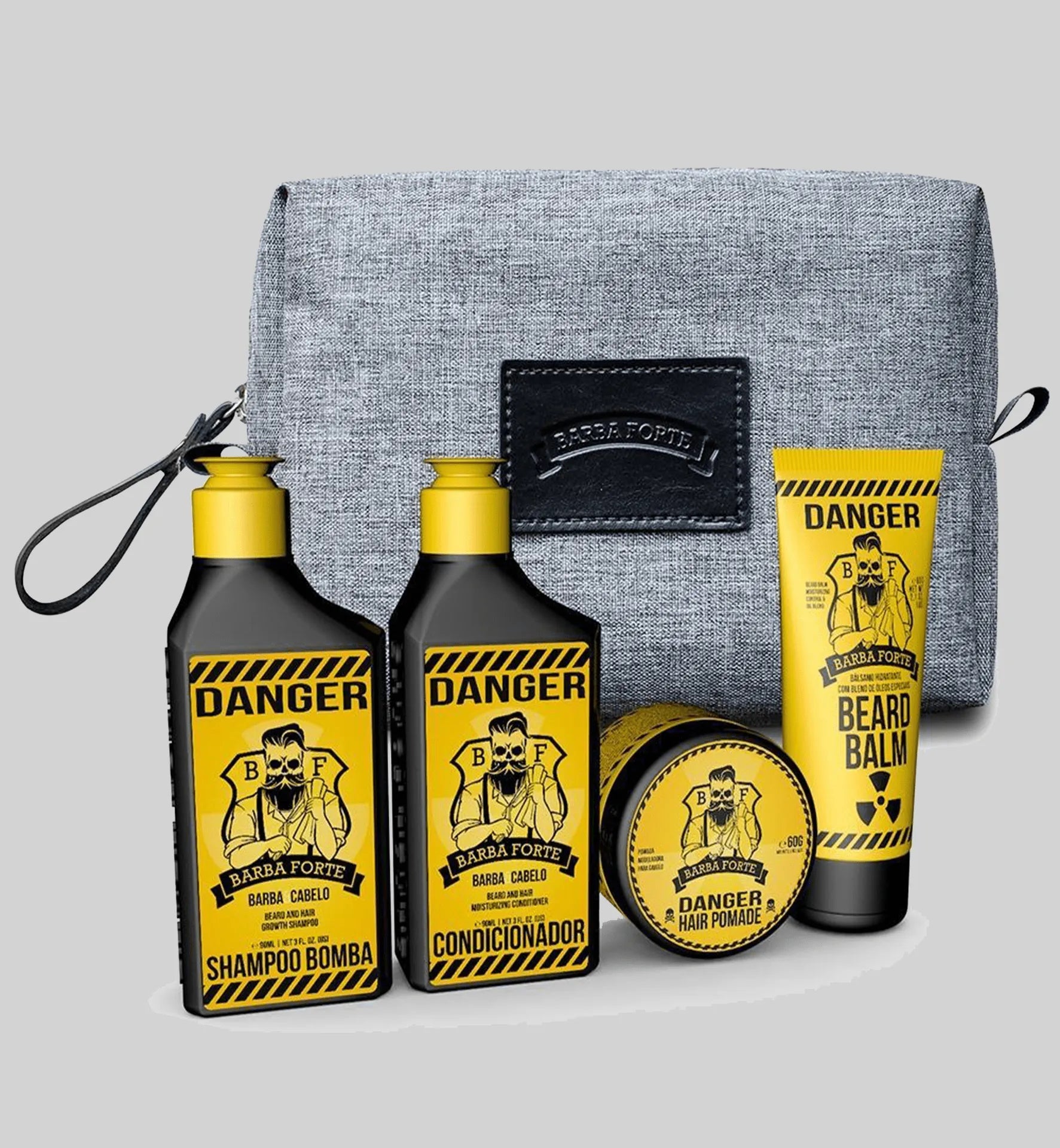 Kit Viagem Danger C/ Necessáire - BARBA LENHADOR