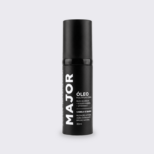 Óleo para Barba e Cabelo com Argan + 6 Óleos Nobres - BARBA LENHADOR