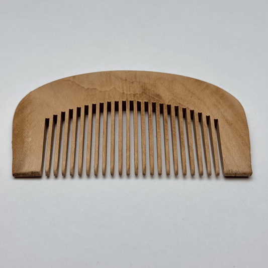 Pente de Madeira Curvo Anti Frizz - BARBA LENHADOR
