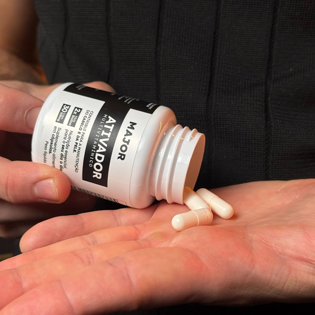 Ativador Major com Biotina – Crescimento de Barba e Cabelo - BARBA LENHADOR