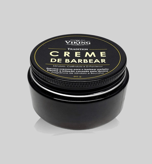 Creme de Barbear - Tradition - Viking - BARBA LENHADOR