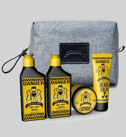 Kit Viagem Danger C/ Necessáire - BARBA LENHADOR
