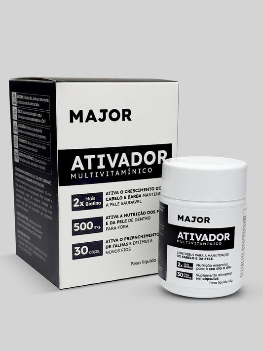Minoxidil Kirkland 5% + Ativadores de crescimento MAJOR - BARBA LENHADOR