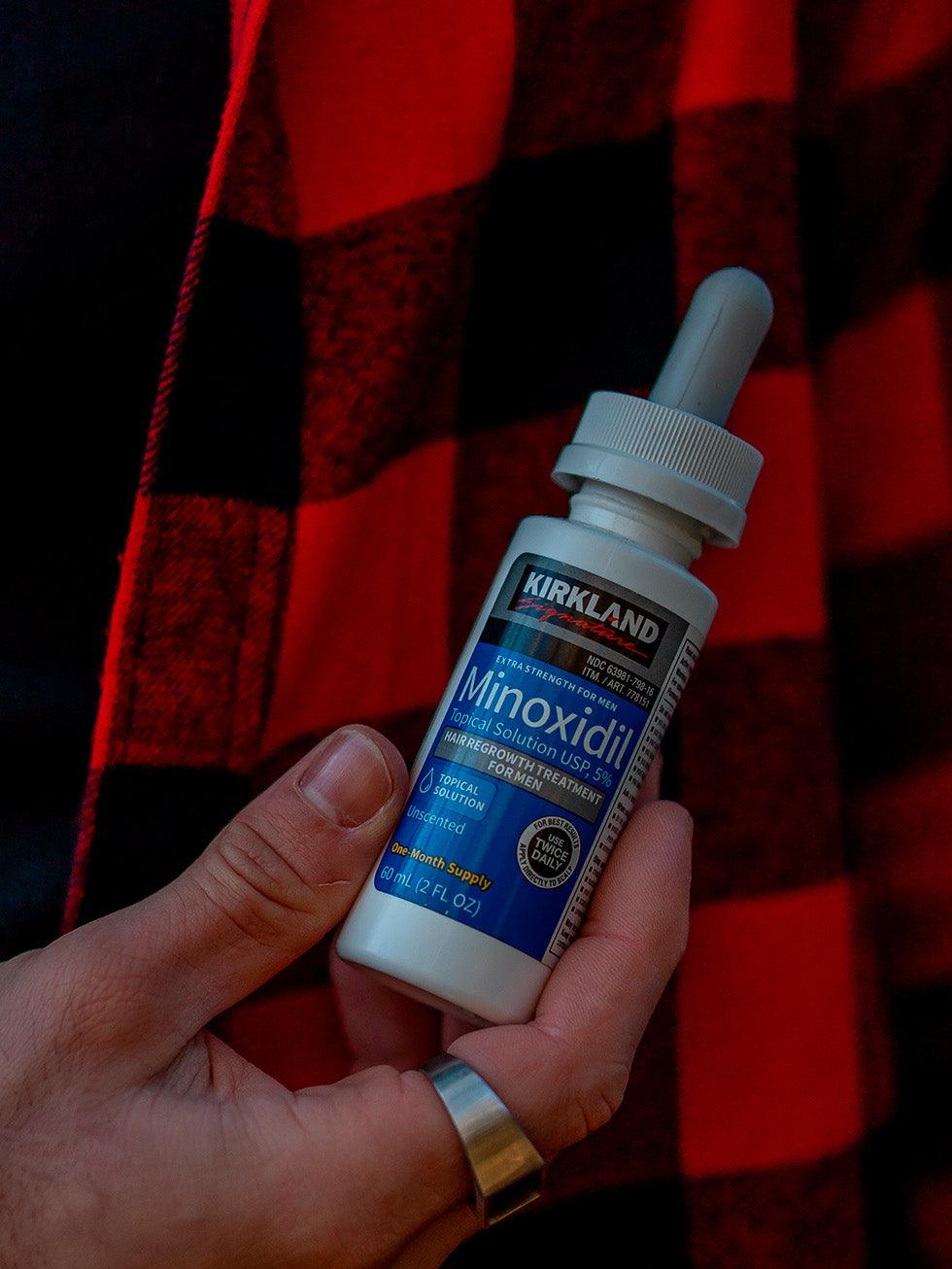 Minoxidil Kirkland 5% + Barba Robusta Acelerador de Resultados - BARBA LENHADOR
