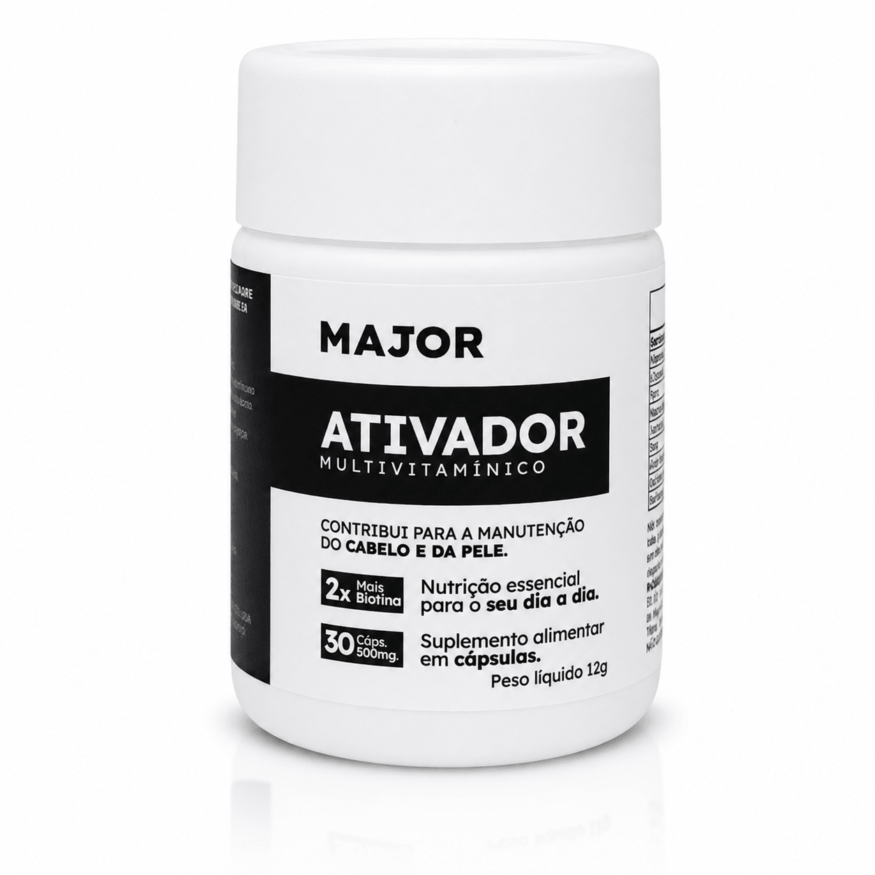 Multivitamínico Ativador – Crescimento de Barba e Cabelo - BARBA LENHADOR