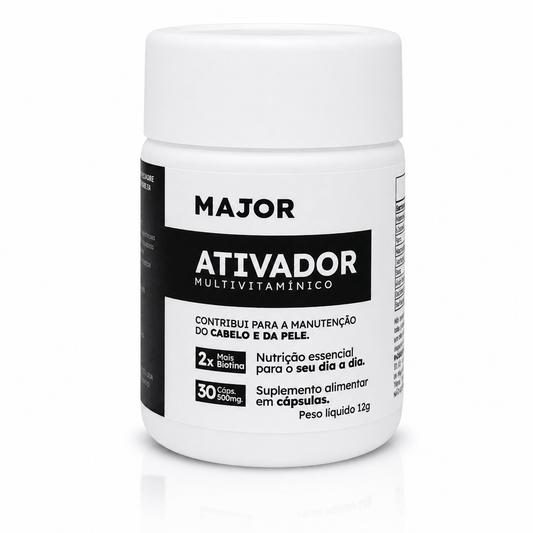 Multivitamínico Ativador – Crescimento de Barba e Cabelo - BARBA LENHADOR
