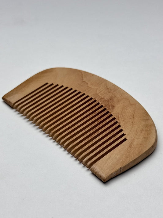 Pente de Madeira Curvo Anti Frizz - BARBA LENHADOR