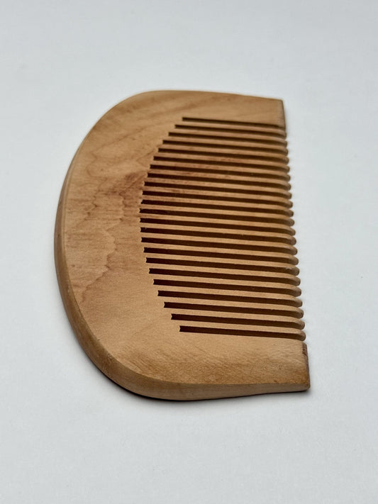 Pente de Madeira Curvo Anti Frizz - BARBA LENHADOR