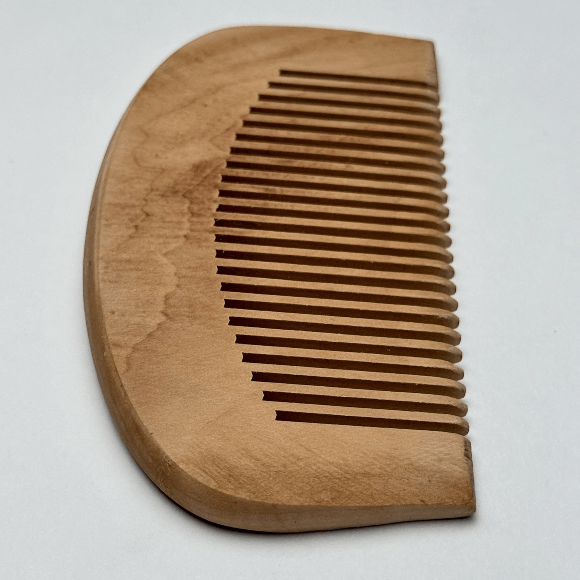 Pente de Madeira Curvo Anti Frizz - BARBA LENHADOR