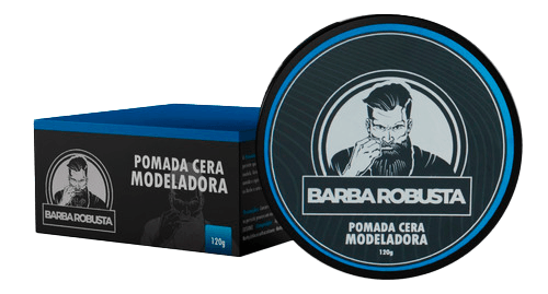 Pomada Cera Modeladora Barba Robusta - BARBA LENHADOR