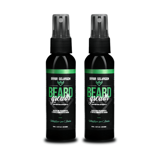 2 Beard Growth - Composto para Crescimento de Barba - BARBA LENHADOR