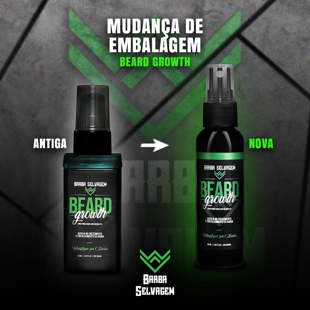 2 Beard Growth - Composto para Crescimento de Barba - BARBA LENHADOR