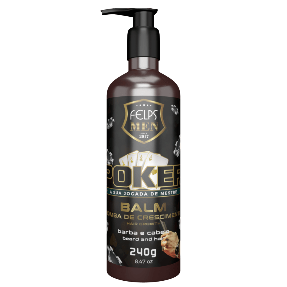 Balm Bomba Poker - Crescimento e Cuidado - BARBA LENHADOR