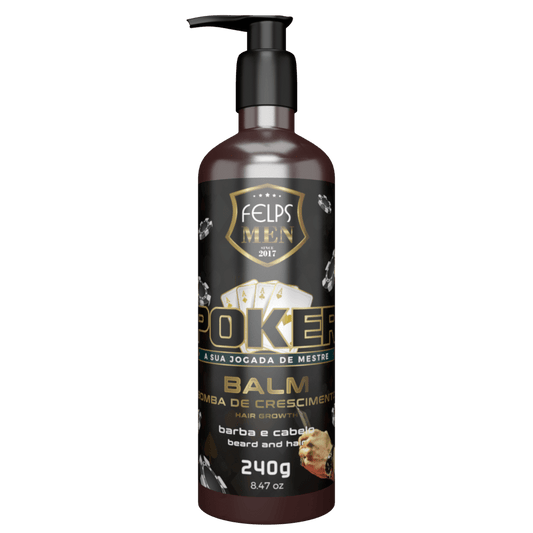 Balm Bomba Poker - Crescimento e Cuidado - BARBA LENHADOR