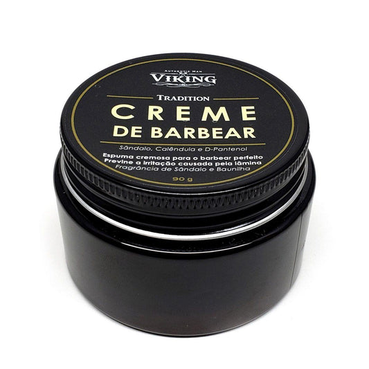 Creme de Barbear - Tradition - Viking - BARBA LENHADOR