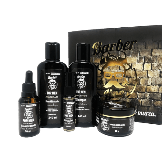 Kit Barber Line - Selvagem - BARBA LENHADOR