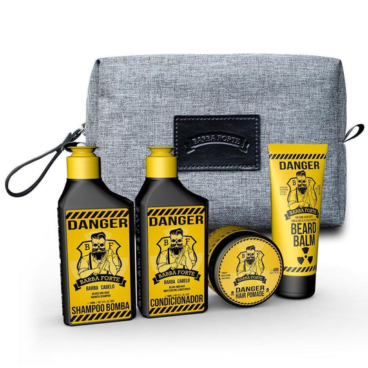 Kit Viagem Danger C/ Necessáire - BARBA LENHADOR